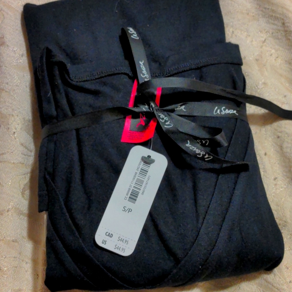 BNWT la senza cozy pjs in black with stars